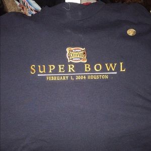 RARE 2004 SUPER BOWL T-SHIRT